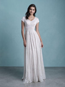 Allure M650 Modest Wedding Dress