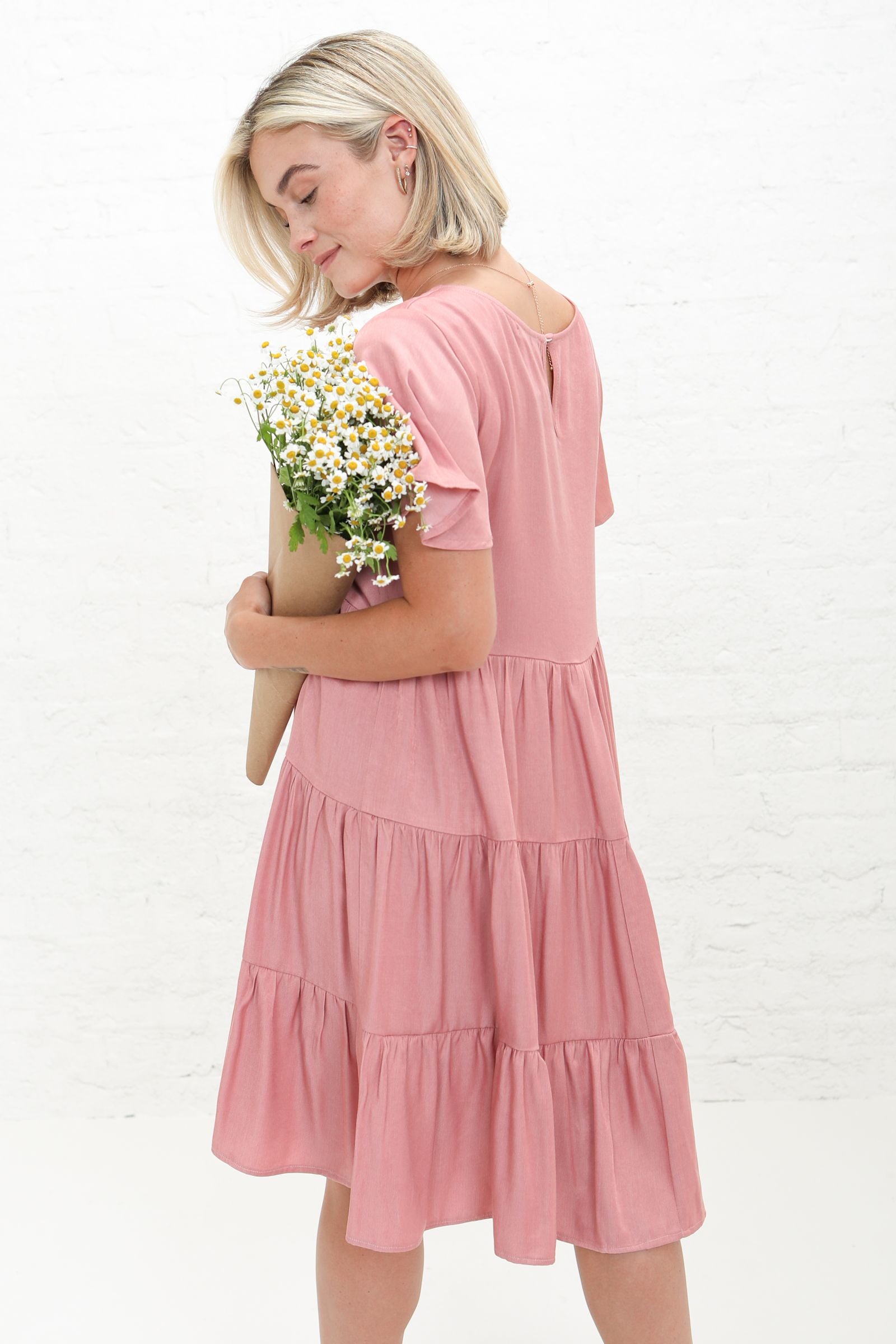 Peyton Dusty Pink Modest Dress