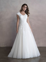 M668 Modest Wedding Dress