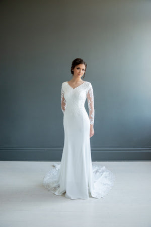 Lauren Modest Wedding Dress