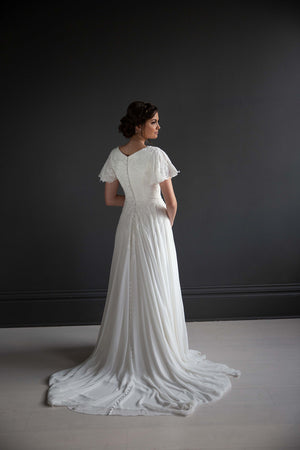 Jill Modest Wedding Dress