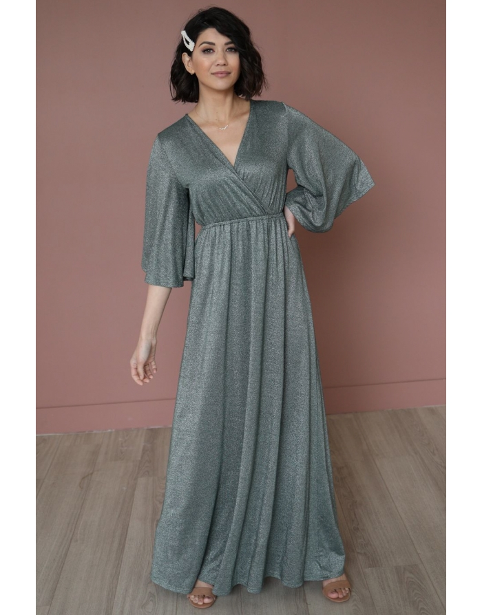 Lumee Green Sheen Maxi