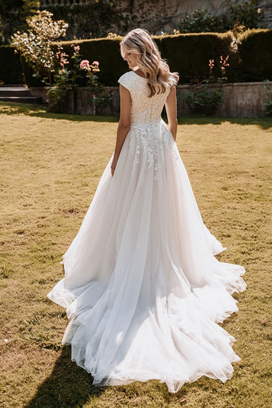 M686 Modest Wedding Dress