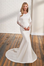 TR12298 Modest Wedding Dress