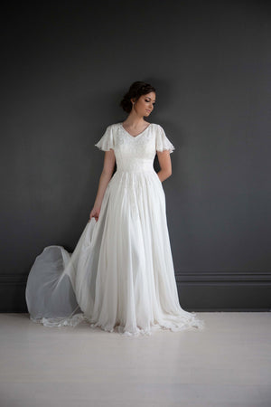 Jill Modest Wedding Dress