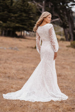 M684 Modest Wedding Dress