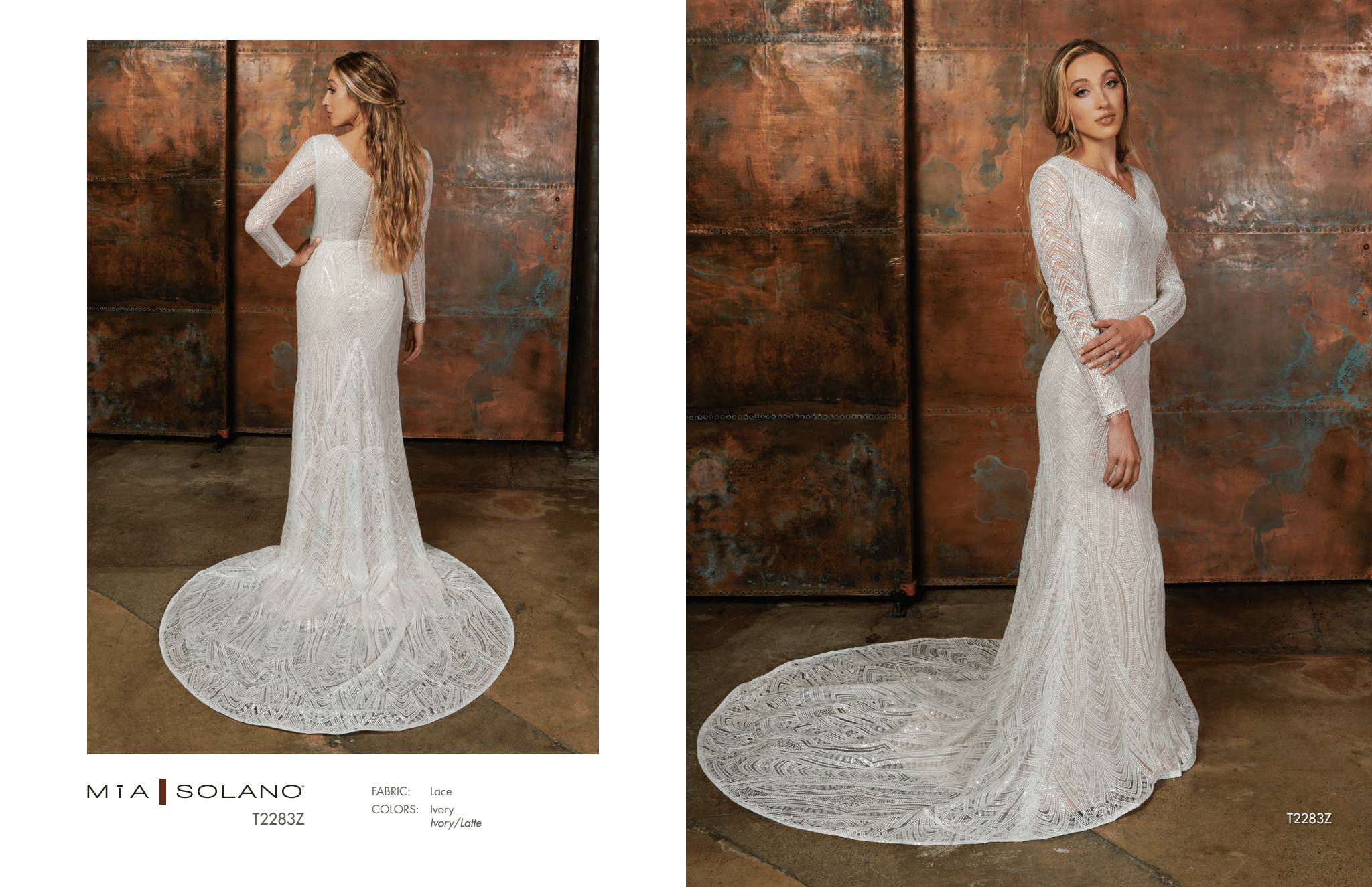 Adely T2283Z Modest Wedding Dress