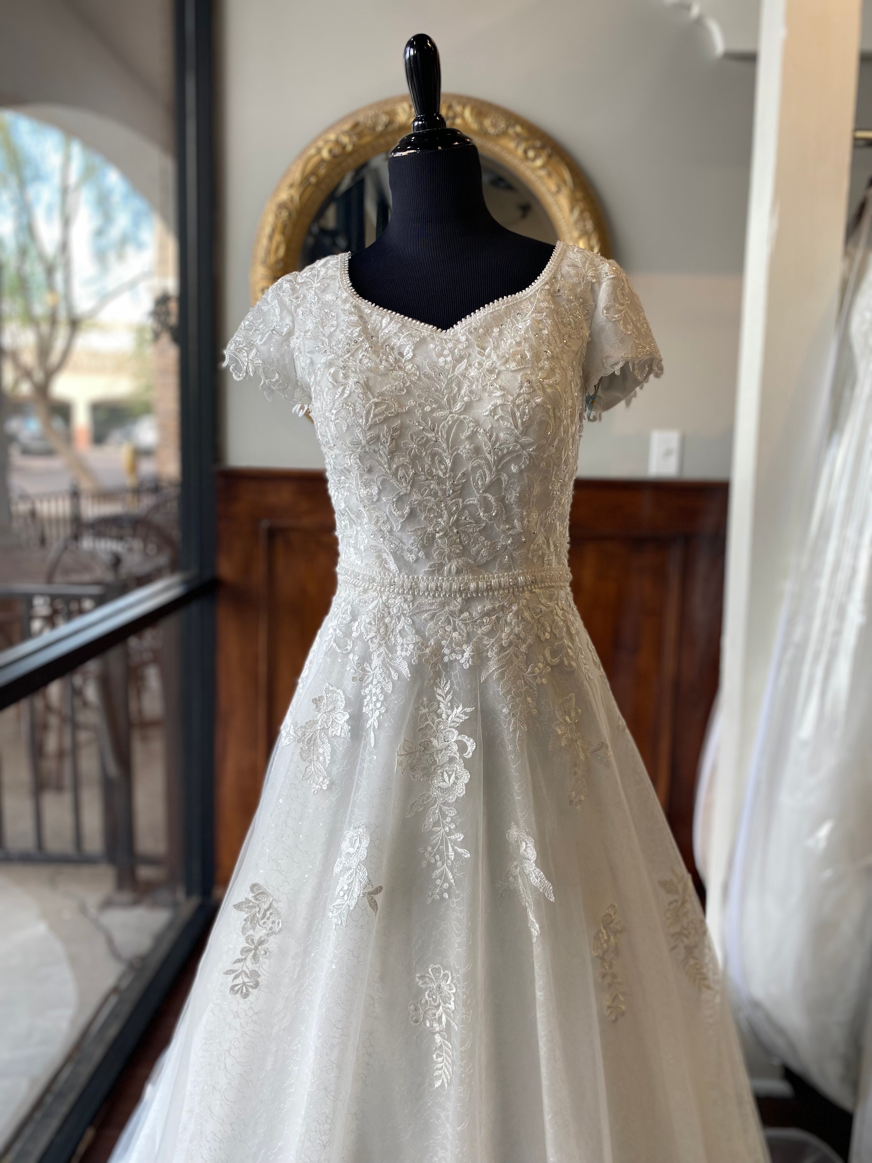 28131 Modest Wedding Dress