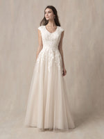 M670 Modest Wedding Dress