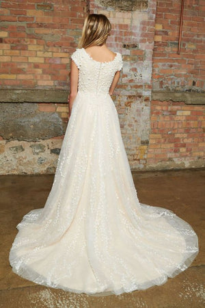 Verona T2181Z Modest Wedding Dress