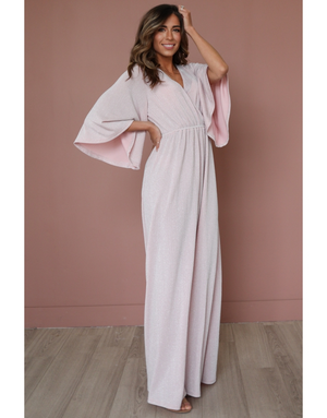 Lumee Pink Sheen Maxi