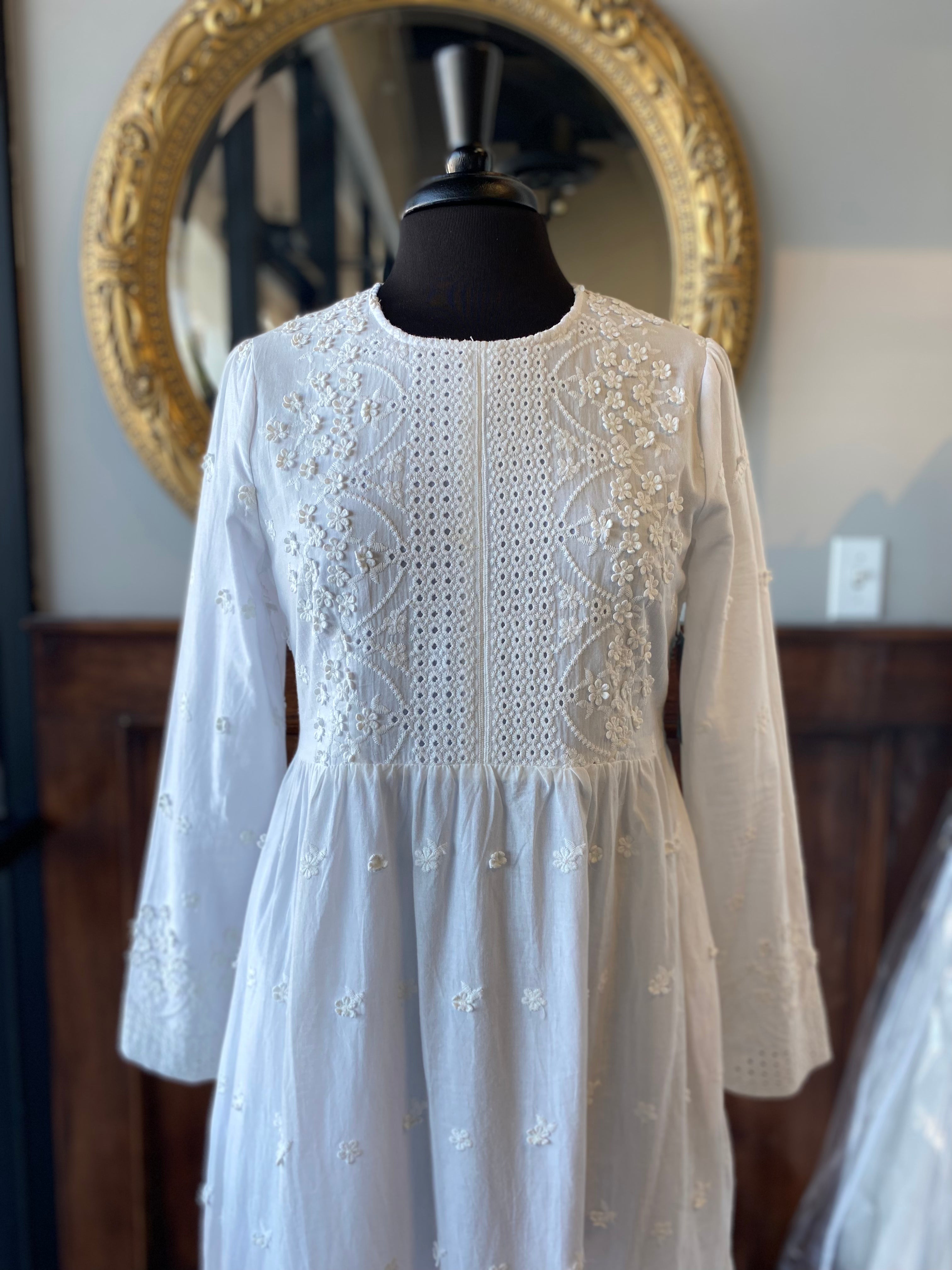 Kamri Embroidered Temple Dress