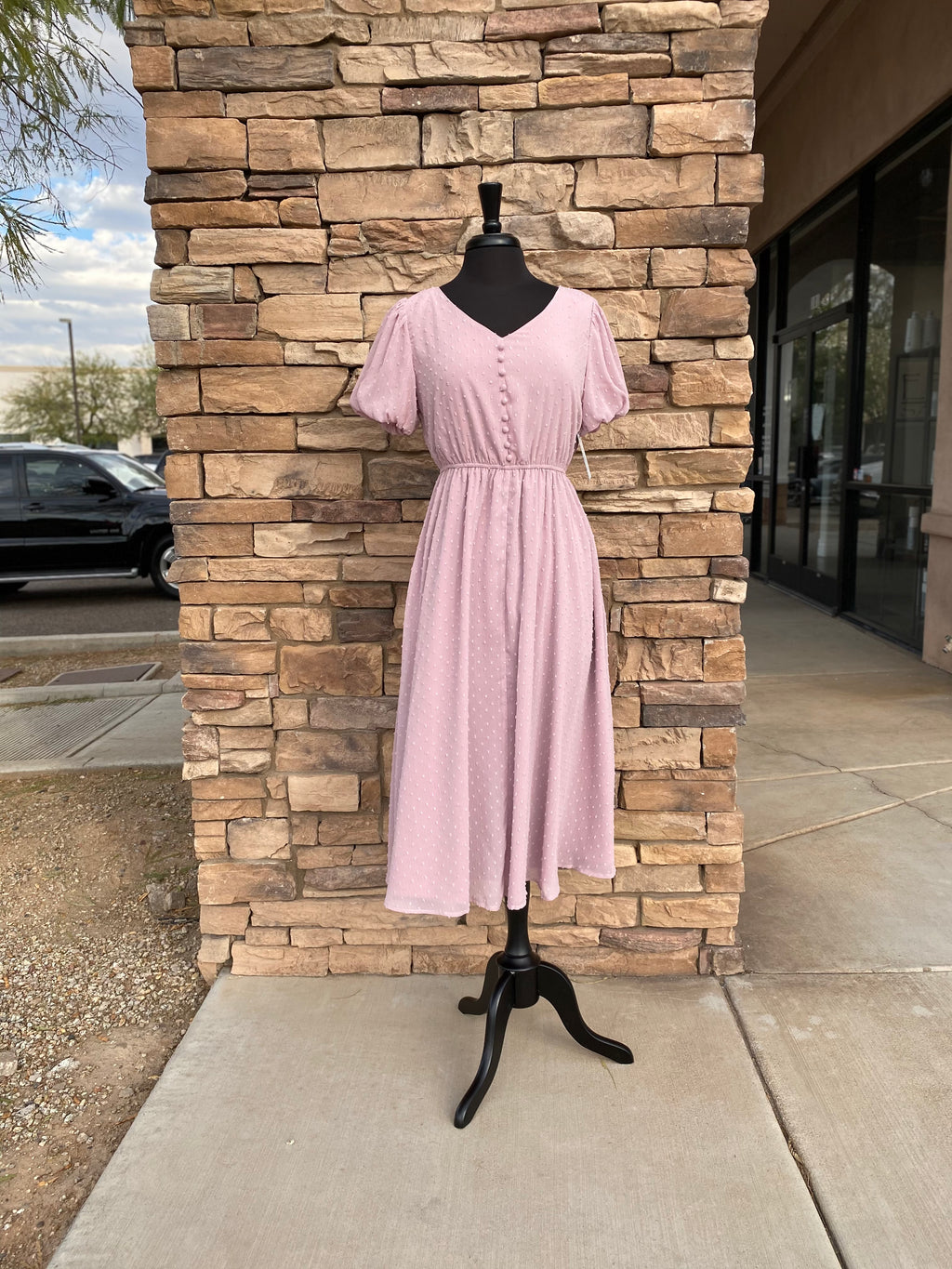 Highbury Dress - Mauve