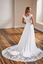 TR22172 Modest Wedding Dress