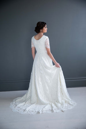 Bria Modest Wedding Dress