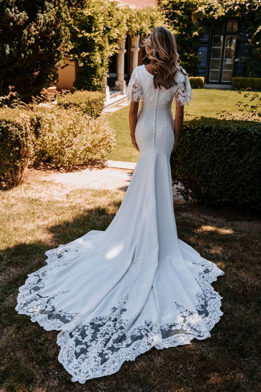 M687 Modest Wedding Dress