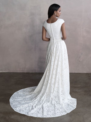 M667 Modest Wedding Dress