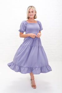 Poppy in Persian Violet Modest Dress