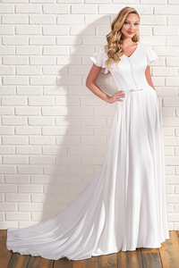 MOD220 Modest Wedding Dress