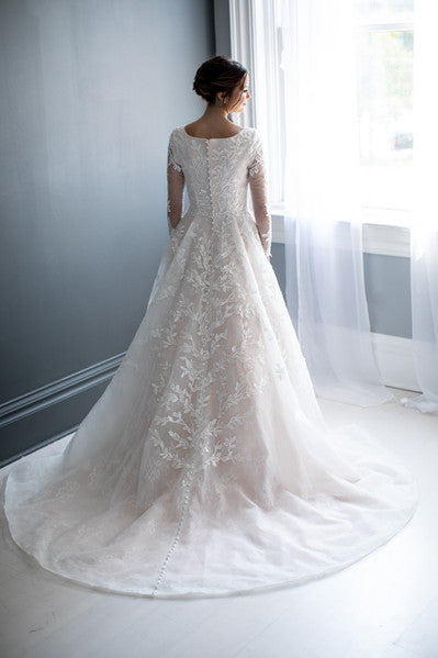 Olivia Modest Wedding Dress