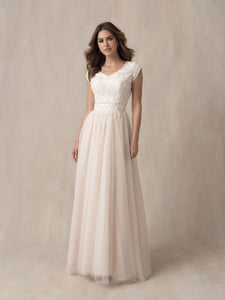 M672 Modest Wedding Dress