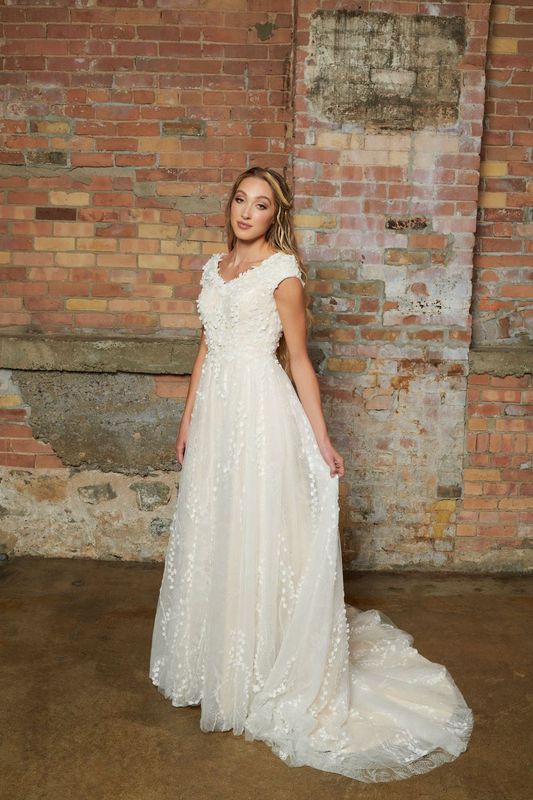 Verona T2181Z Modest Wedding Dress