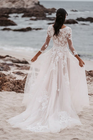 M681 Modest Wedding Dress