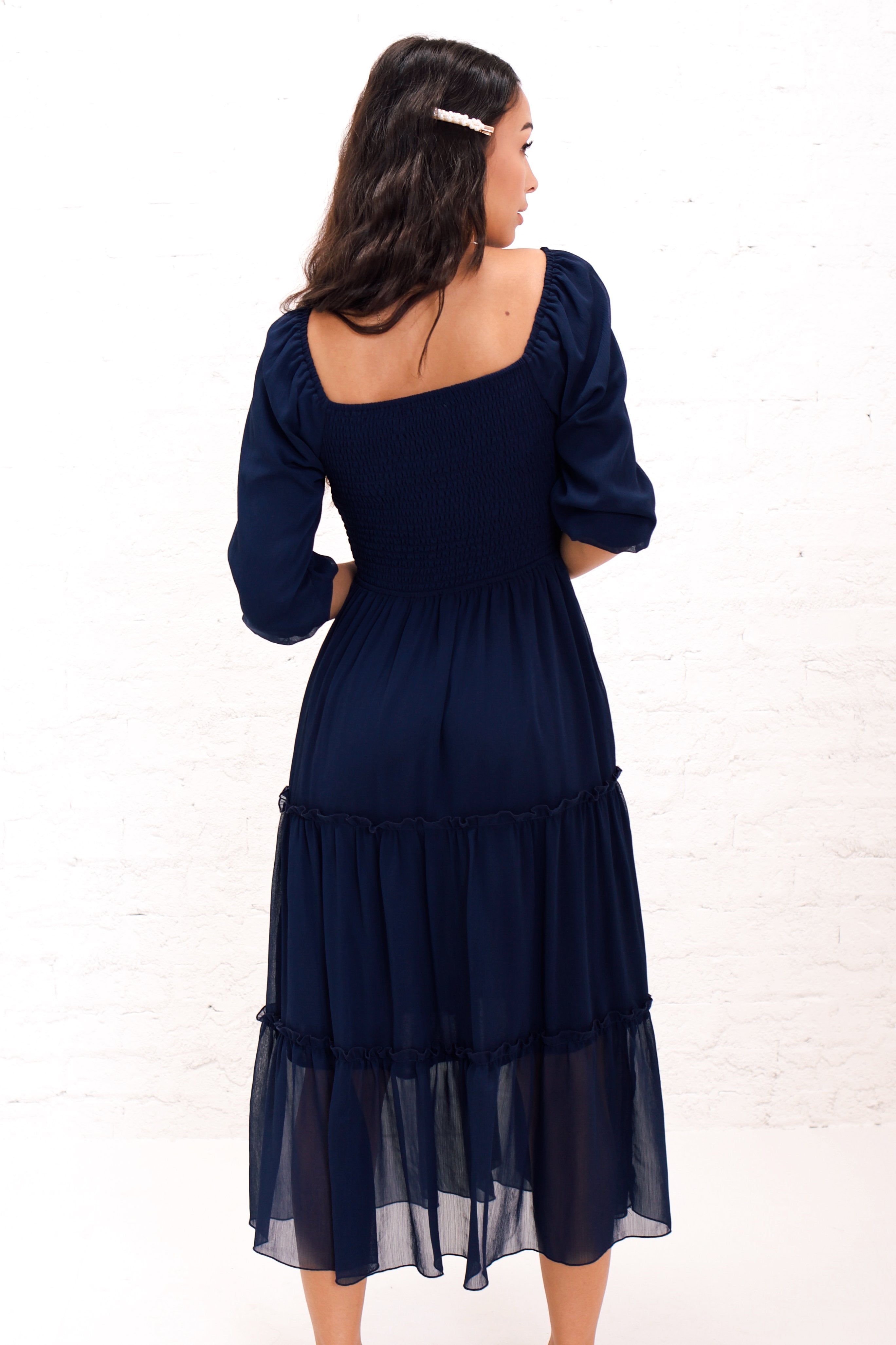 Greta Mood Indigo Modest Dress