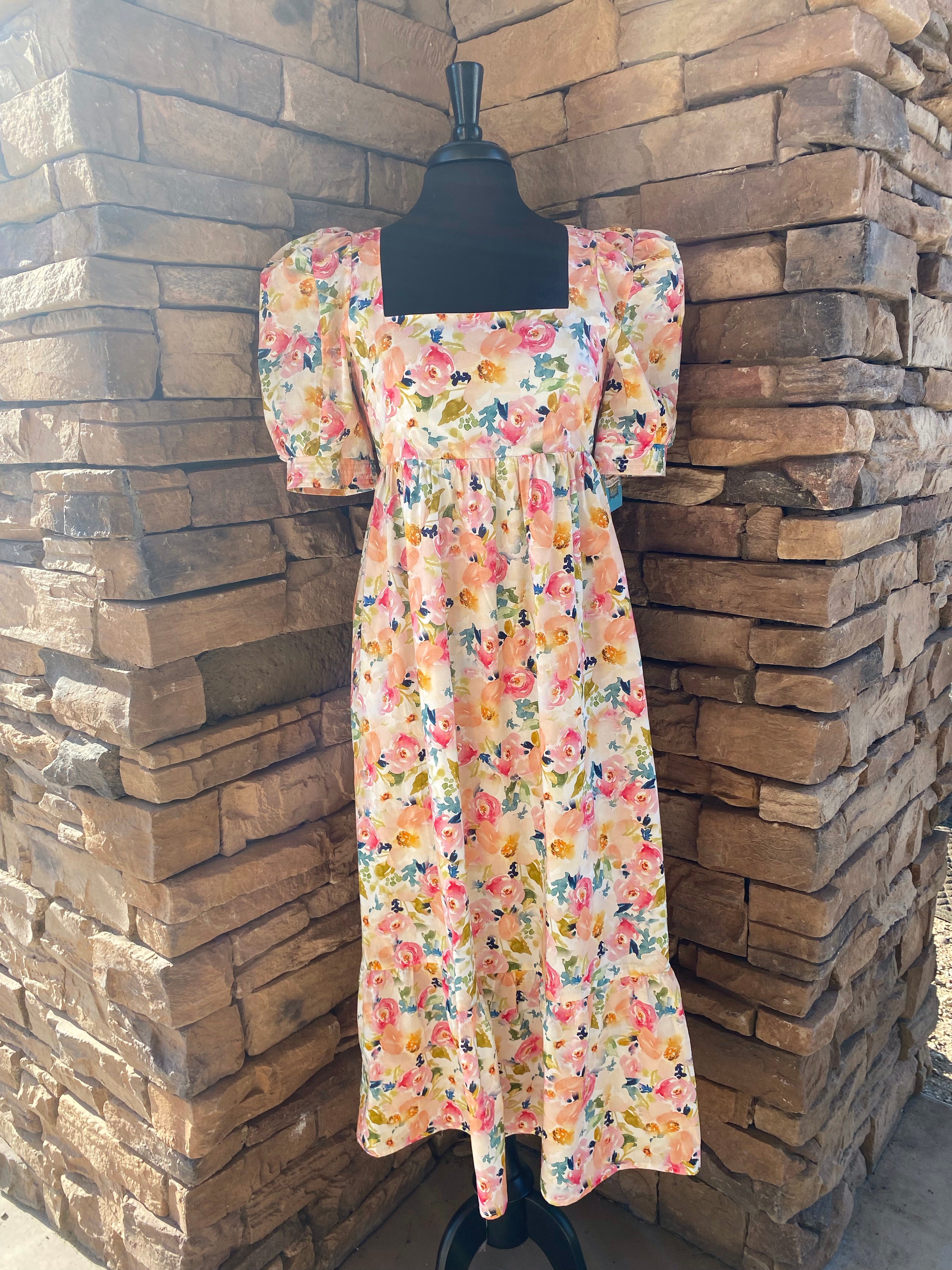 Briar Floral Modest Midi