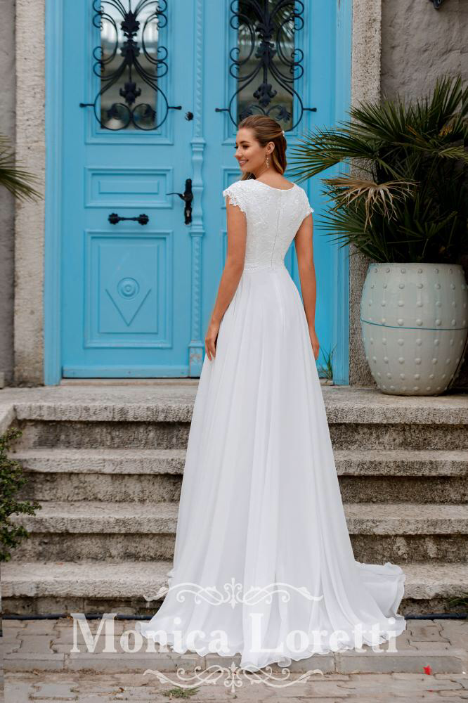 Celeste 8176 Modest Wedding Dress