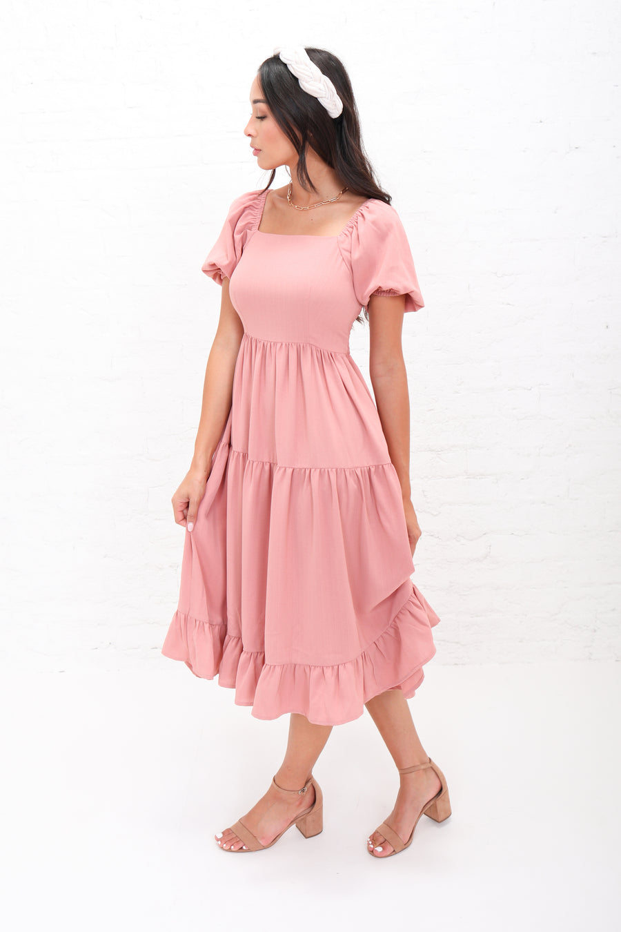 Poppy in Canyon Rose Modest Dress