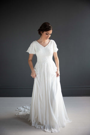 Jill Modest Wedding Dress