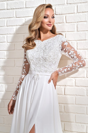 MOD202 Modest Wedding Dress