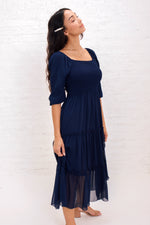 Greta Mood Indigo Modest Dress