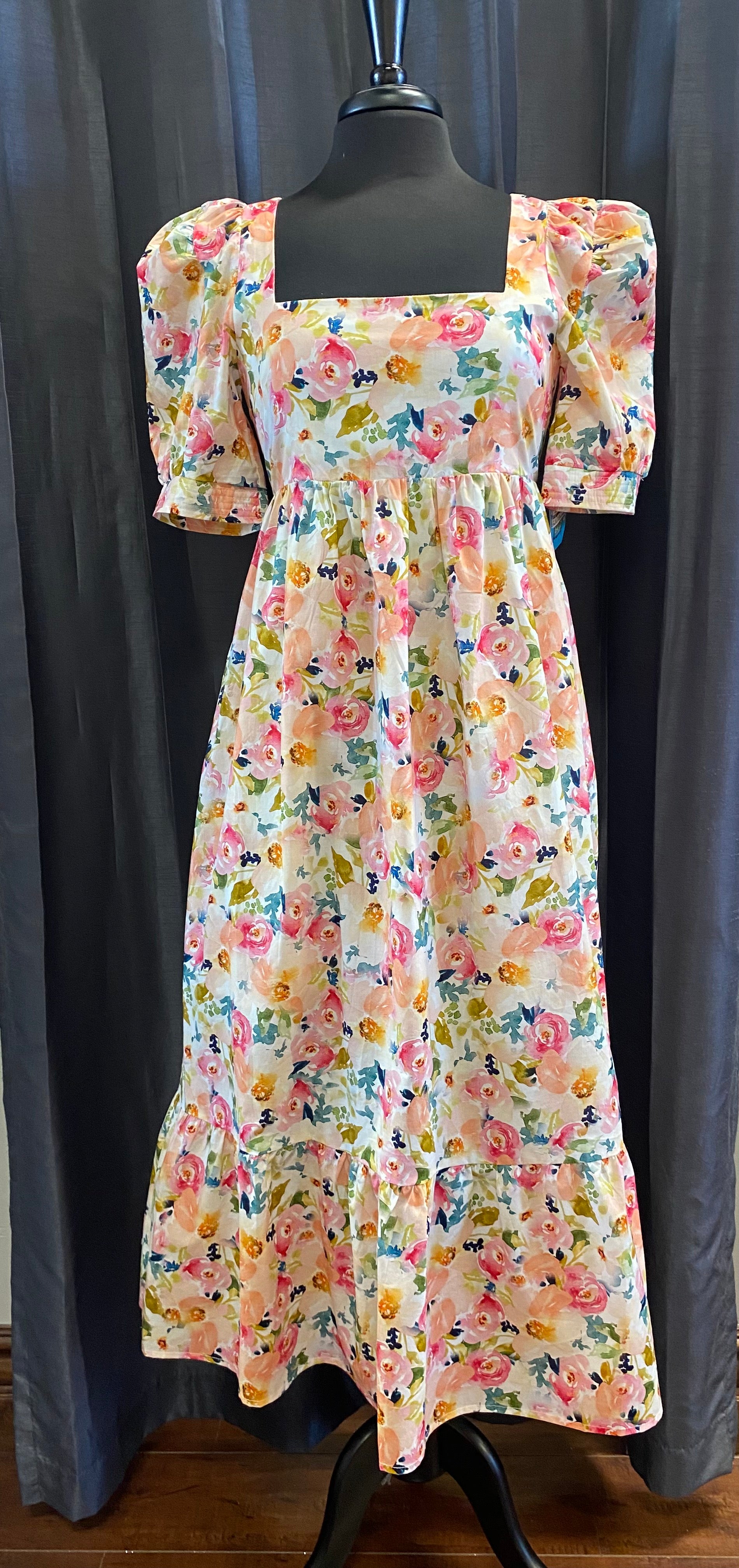 Briar Floral Modest Midi