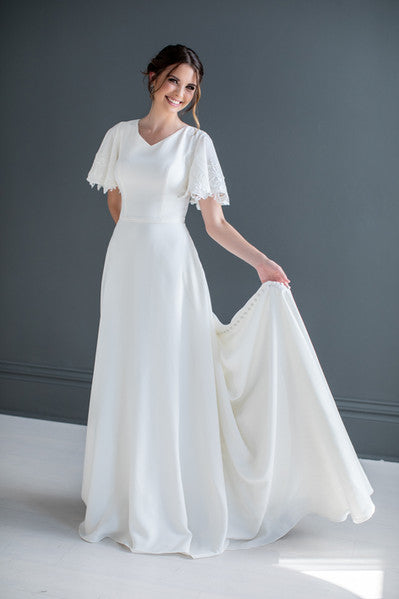 Lindsey Modest Wedding Dress