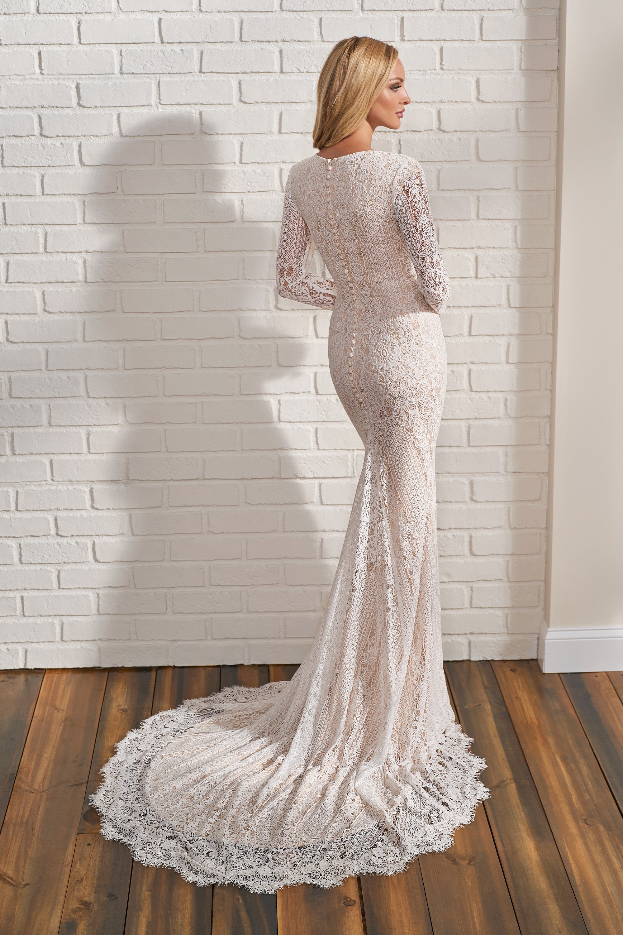 TR22181 Modest Wedding Dress