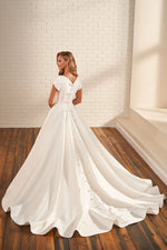 MOD221 Modest Wedding Dress