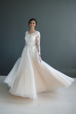 Oaklee Modest Wedding Dress