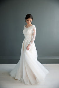 Oaklee Modest Wedding Dress