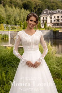 Elizabeth 8215 Modest Wedding Dress