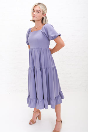 Poppy in Persian Violet Modest Dress