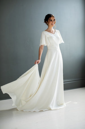 Lindsey Modest Wedding Dress