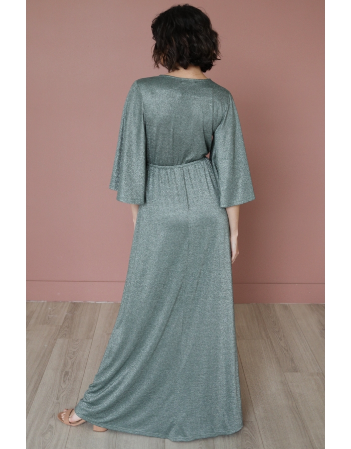 Lumee Green Sheen Maxi