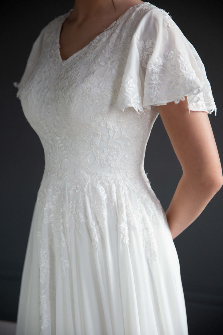 Jill Modest Wedding Dress