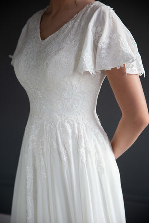 Jill Modest Wedding Dress