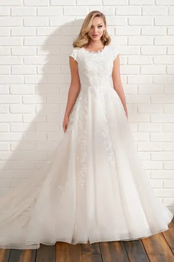 MOD206 Modest Wedding Dress