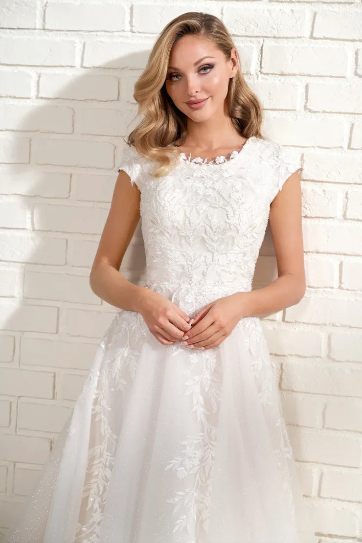 MOD206 Modest Wedding Dress